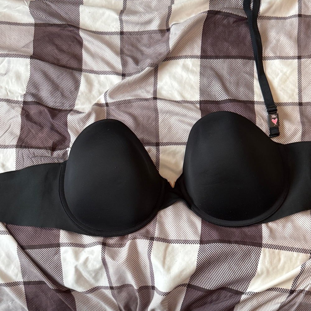 Victoria's Secret Black Strapless Bra